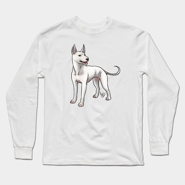 Dog - Pakistani Gull Terrier - White Long Sleeve T-Shirt by Jen's Dogs Custom Gifts and Designs